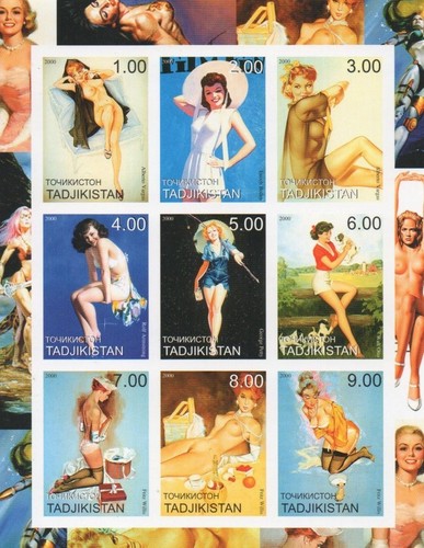 Foglietto timbro nudo - , sexy